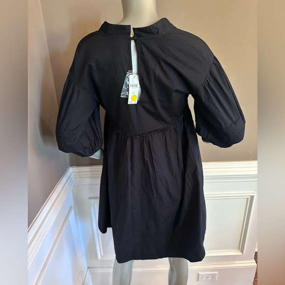NWT MAEVE ANTHROPOLOGIE Tunic Dress Black Sz XXS - Picture 5 of 5